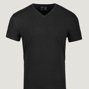 Fresh Clean Threads - 3 T-Shirts - Black V-Neck XL